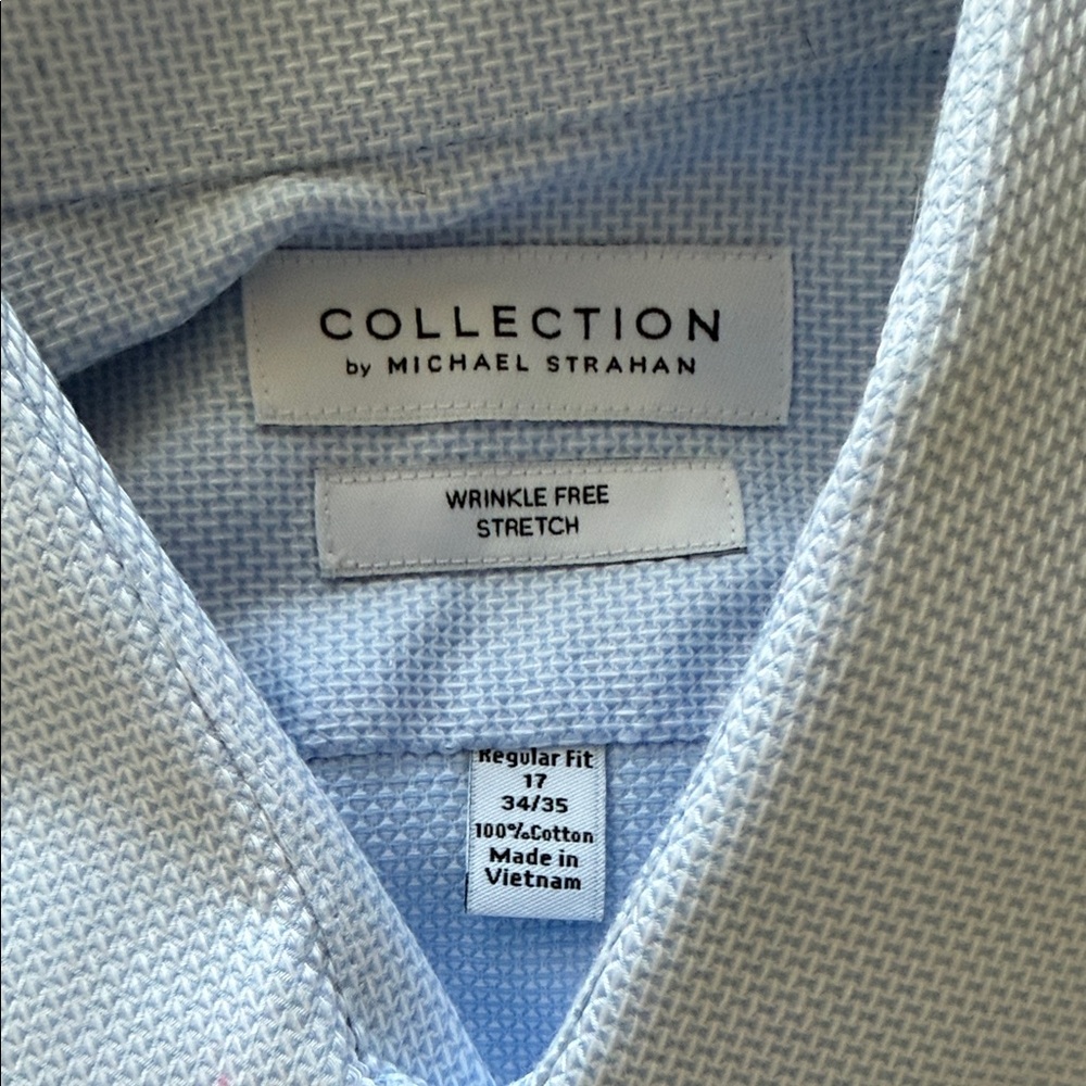 Collection B Sky Blue Stretch Dress Shirt